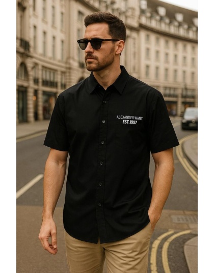 Luxury Short‑Hand Corporate Shirt