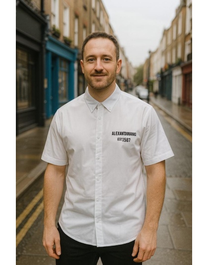 Luxury Short‑Hand Corporate Shirt